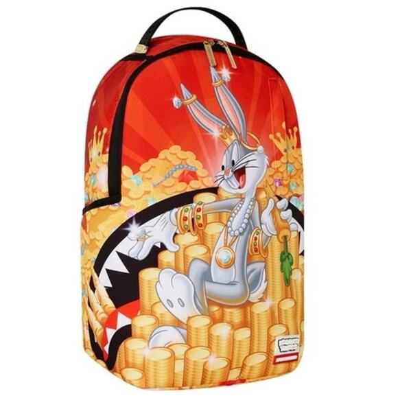Sprayground Looney Tunes Bugs Billionaire DLXR Backpack Limited Edition NEW/NWT - Picture 2 of 16